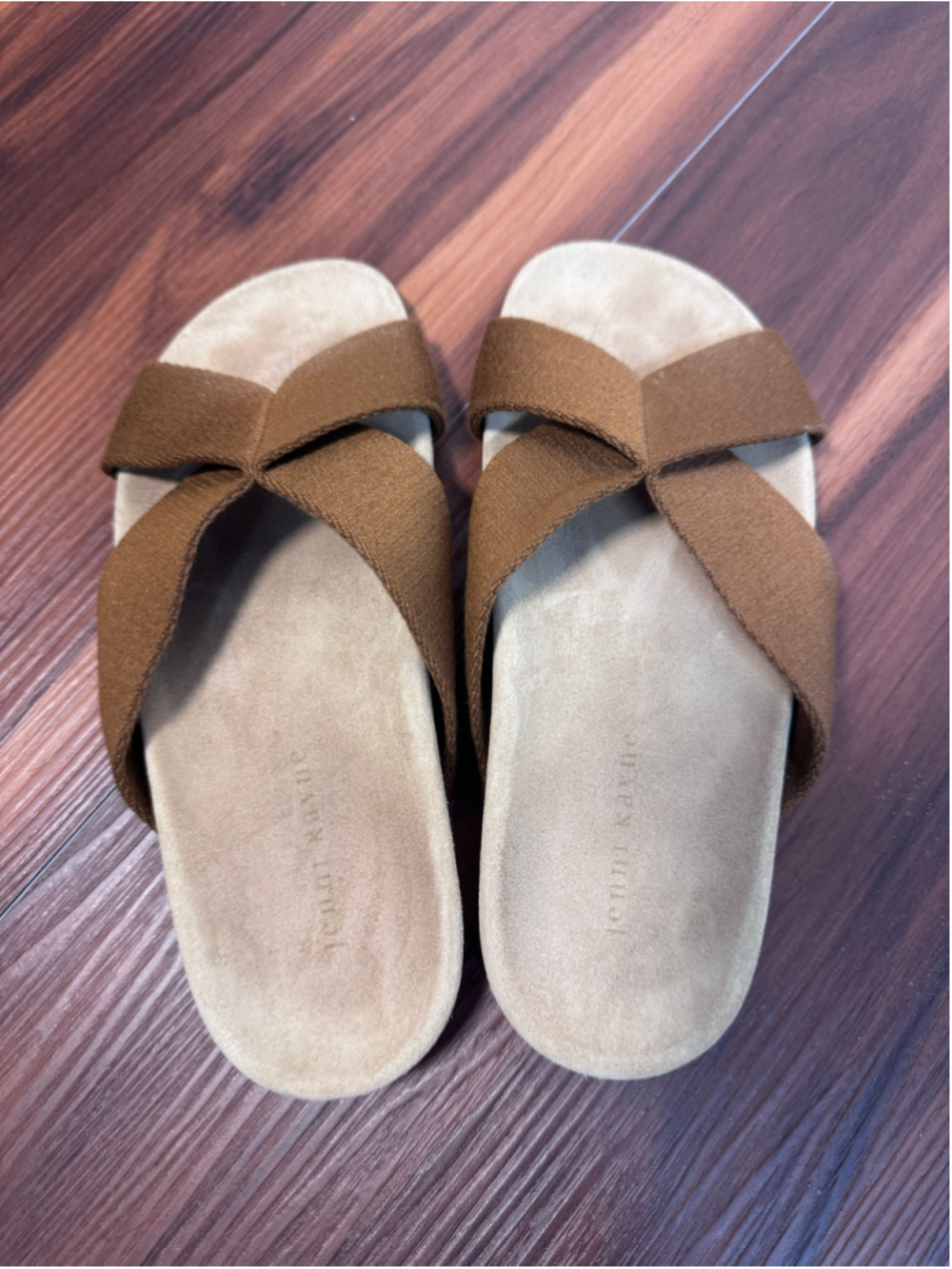 Women's Jenni Kayne Brown Beige Sandals Size 8